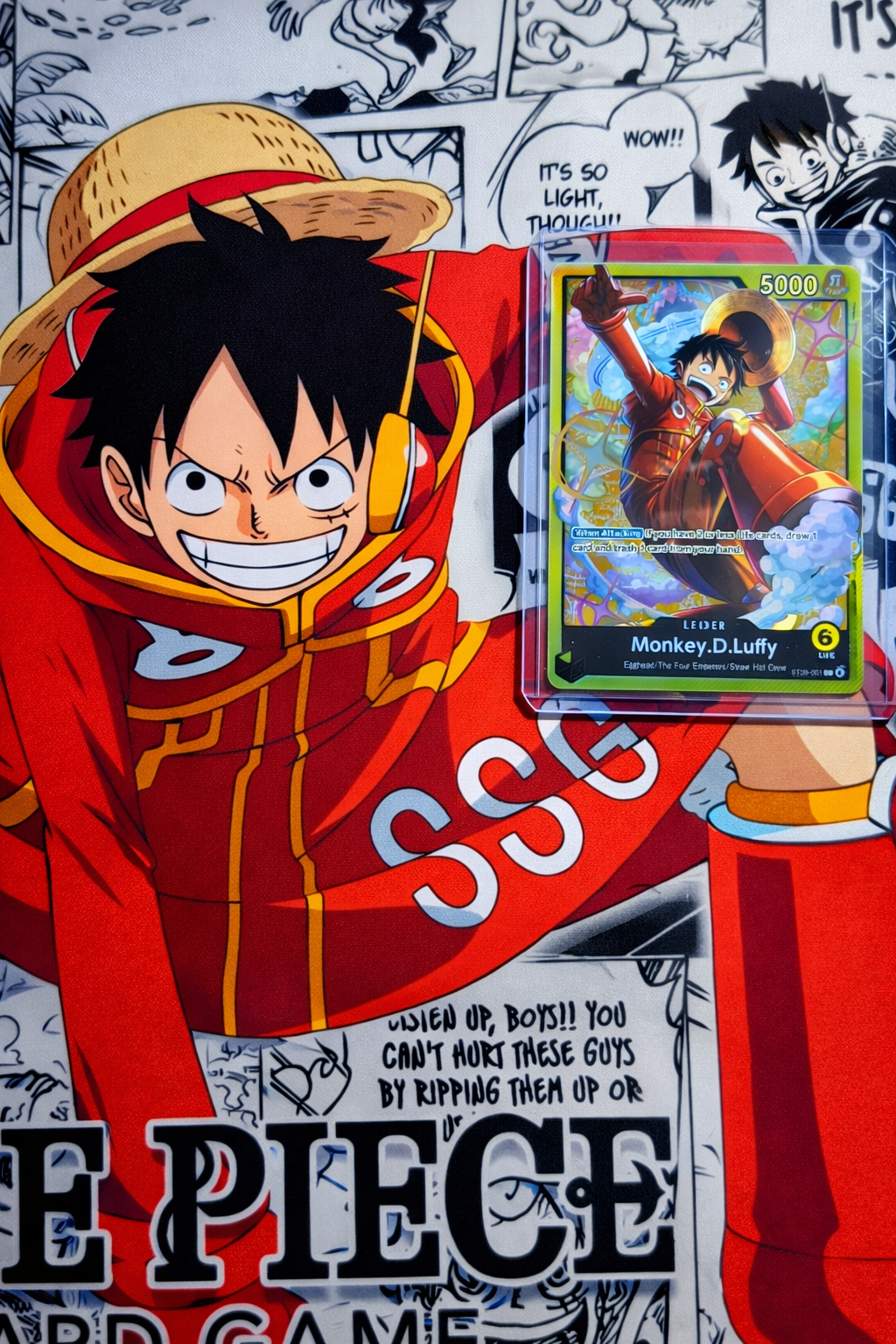 Custom Playmat - Luffy Egghead