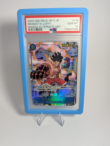 Monkey D. Luffy Snakeman - OP11 - PSA 10 MANGA RARE JAP