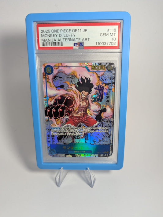 Monkey D. Luffy Snakeman - OP11 - PSA 10 MANGA RARE JAP